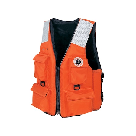 Mustang Survival 4-Pocket Flotation Vest - XL MV3128T2-XL-OR